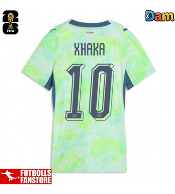 Schweiz Granit Xhaka #10 Bortatröja Dam VM 2026 Kortärmad